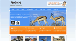 Desktop Screenshot of gofanafrica.com